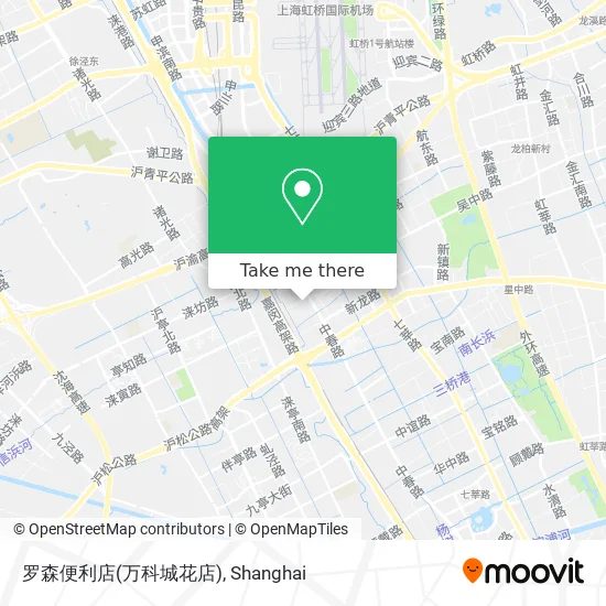罗森便利店(万科城花店) map