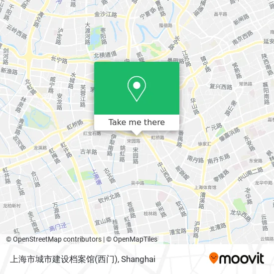 上海市城市建设档案馆(西门) map
