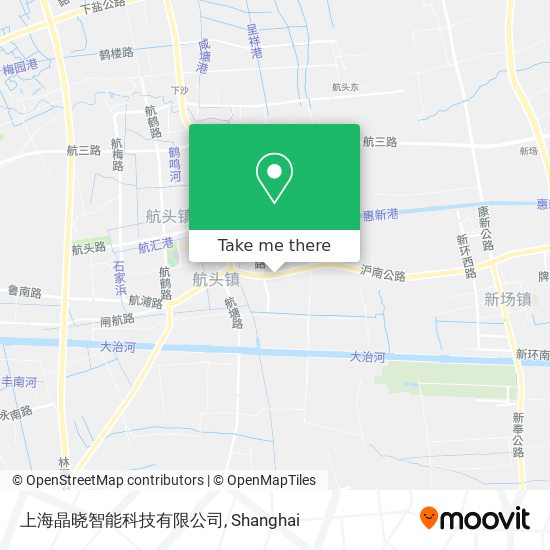 上海晶晓智能科技有限公司 map