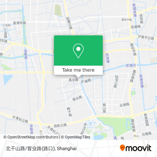 北干山路/冒业路(路口) map