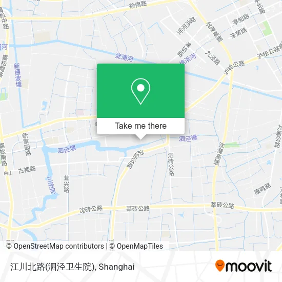 江川北路(泗泾卫生院) map