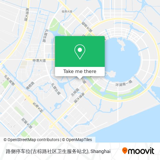 路侧停车位(古棕路社区卫生服务站北) map