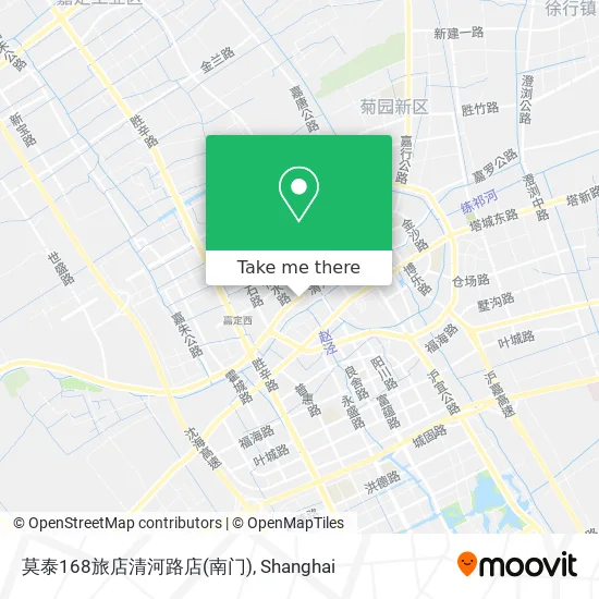 莫泰168旅店清河路店(南门) map