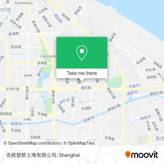 克模塑胶上海有限公司 map