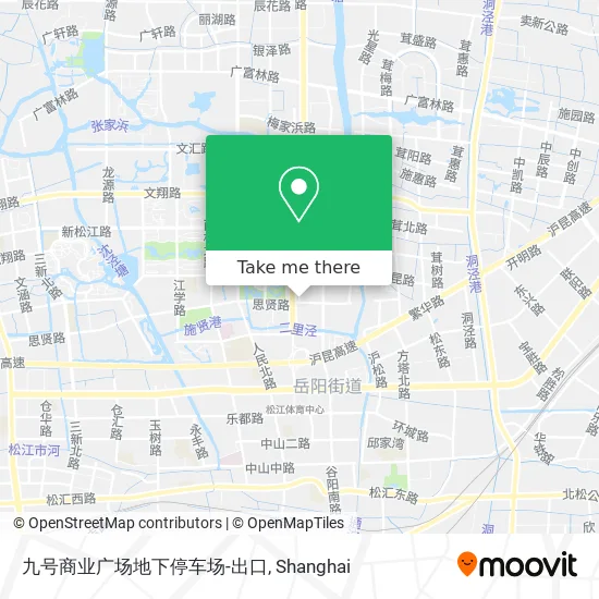 九号商业广场地下停车场-出口 map