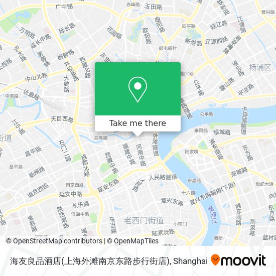 海友良品酒店(上海外滩南京东路步行街店) map