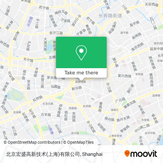 北京宏盛高新技术(上海)有限公司 map