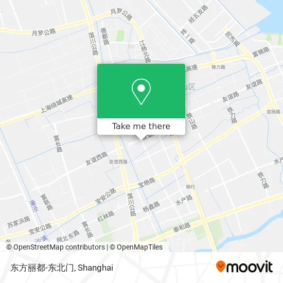东方丽都-东北门 map