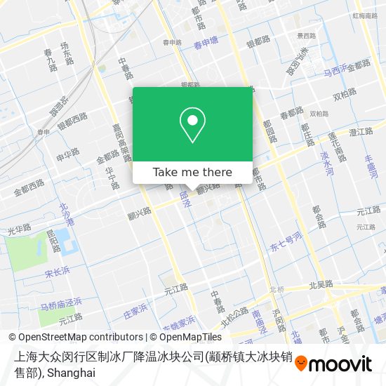 上海大众闵行区制冰厂降温冰块公司(颛桥镇大冰块销售部) map