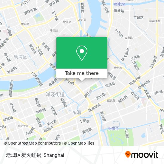 老城区炭火蛙锅 map