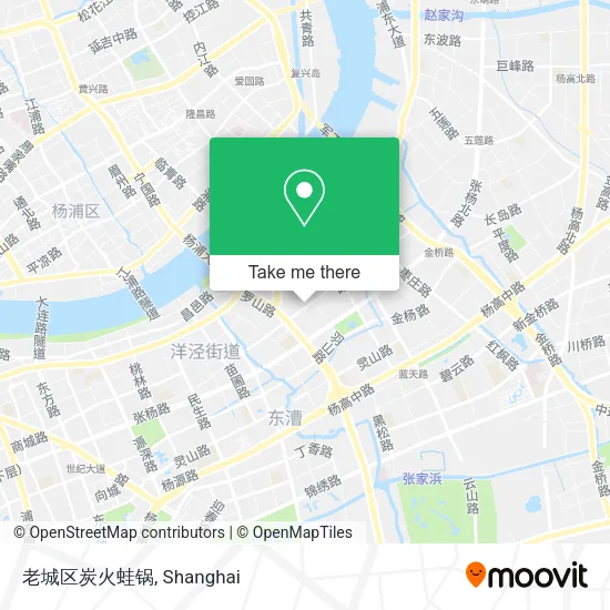 老城区炭火蛙锅 map