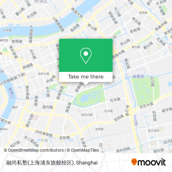 融尚私塾(上海浦东旗舰校区) map