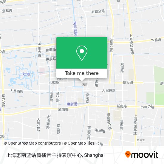 上海惠南蓝话筒播音主持表演中心 map