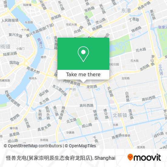 怪兽充电(舅家崇明原生态食府龙阳店) map