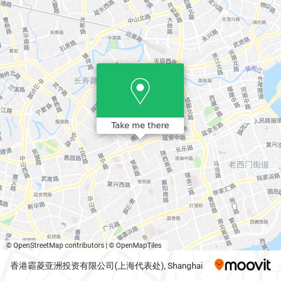 香港霸菱亚洲投资有限公司(上海代表处) map
