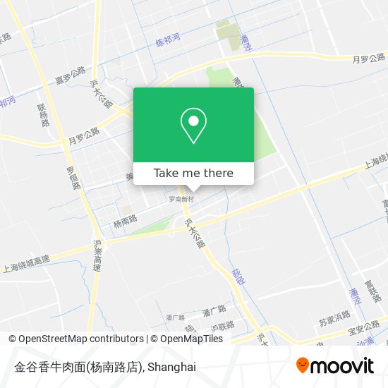 金谷香牛肉面(杨南路店) map