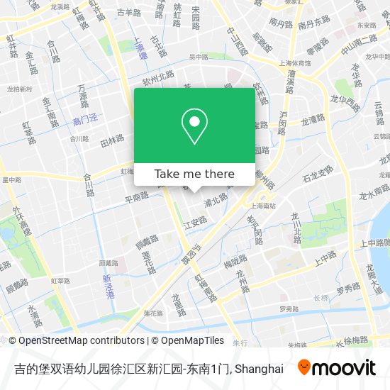 吉的堡双语幼儿园徐汇区新汇园-东南1门 map