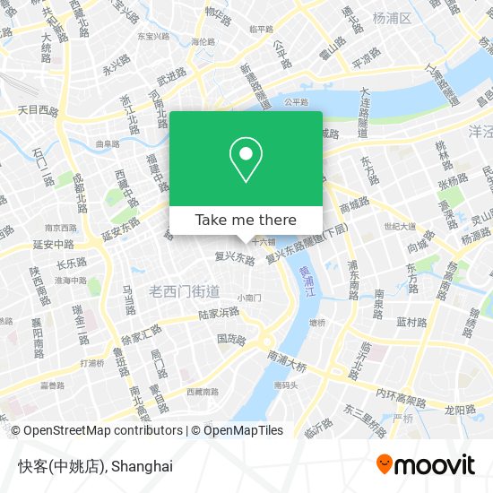 快客(中姚店) map
