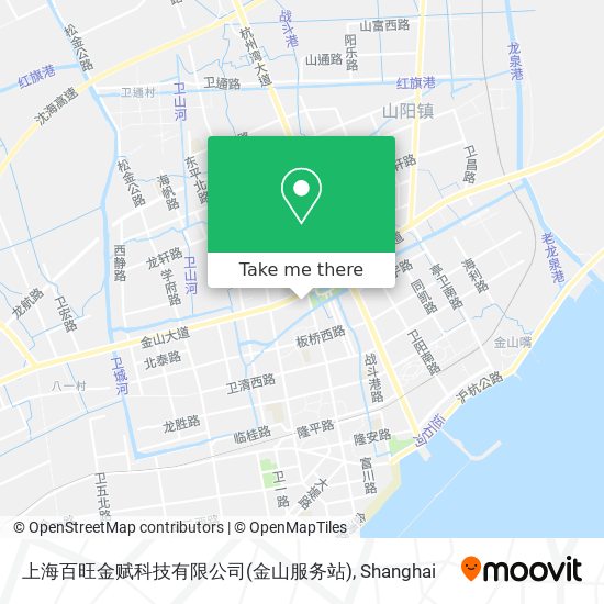 上海百旺金赋科技有限公司(金山服务站) map