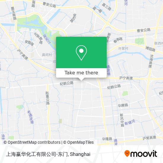 上海赢华化工有限公司-东门 map