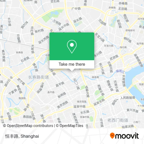 恒丰路 map