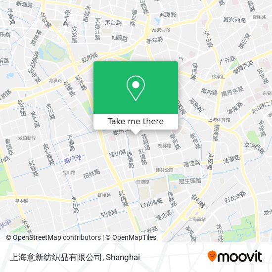 上海意新纺织品有限公司 map