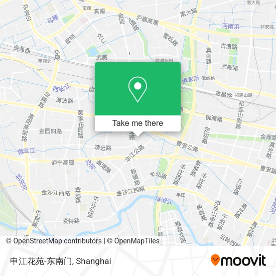 申江花苑-东南门 map
