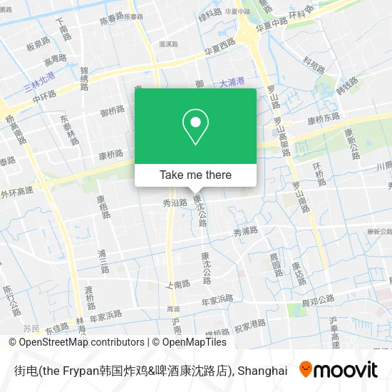 街电(the Frypan韩国炸鸡&啤酒康沈路店) map
