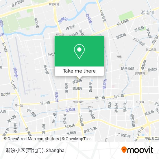 新汾小区(西北门) map