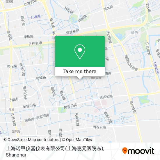 上海诺甲仪器仪表有限公司(上海惠元医院东) map