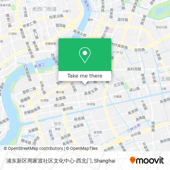 浦东新区周家渡社区文化中心-西北门 map