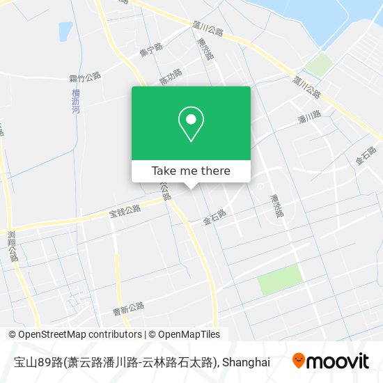 宝山89路(萧云路潘川路-云林路石太路) map