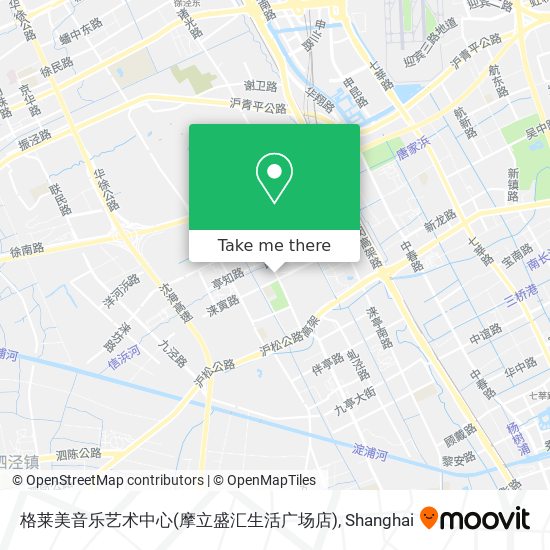 格莱美音乐艺术中心(摩立盛汇生活广场店) map