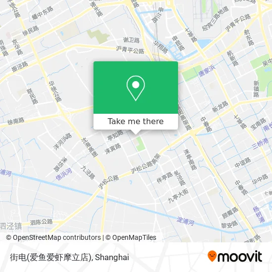 街电(爱鱼爱虾摩立店) map