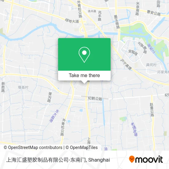 上海汇盛塑胶制品有限公司-东南门 map