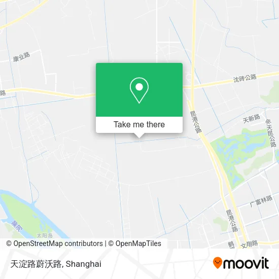 天淀路蔚沃路 map
