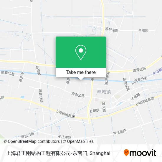 上海君正刚结构工程有限公司-东南门 map