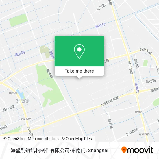 上海盛刚钢结构制作有限公司-东南门 map