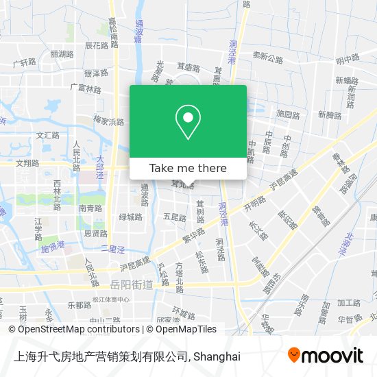 上海升弋房地产营销策划有限公司 map