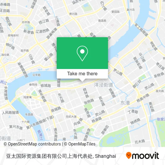 亚太国际资源集团有限公司上海代表处 map