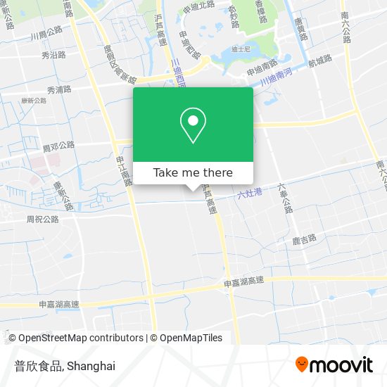 普欣食品 map