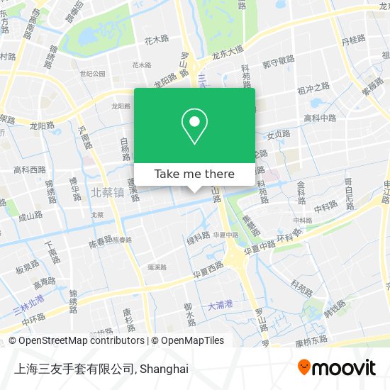 上海三友手套有限公司 map