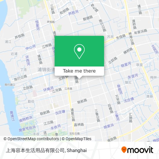 上海容本生活用品有限公司 map