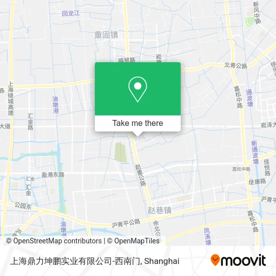 上海鼎力坤鹏实业有限公司-西南门 map