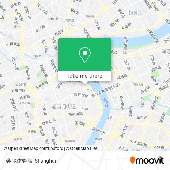 奔驰体验店 map