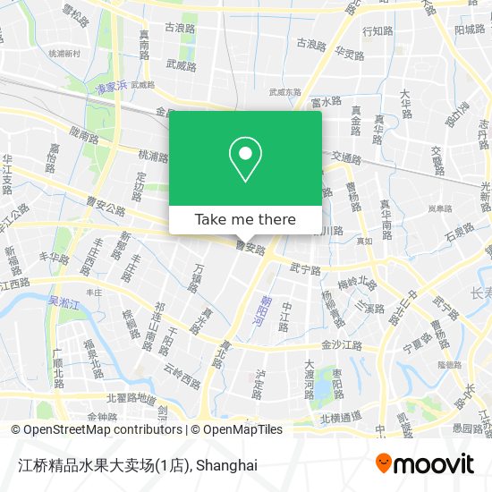 江桥精品水果大卖场(1店) map