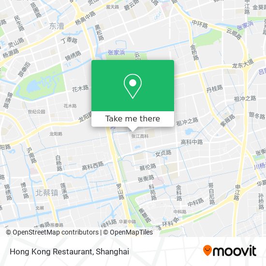 Hong Kong Restaurant map