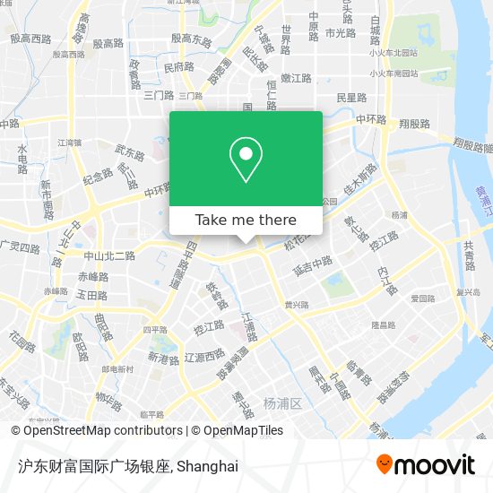 沪东财富国际广场银座 map