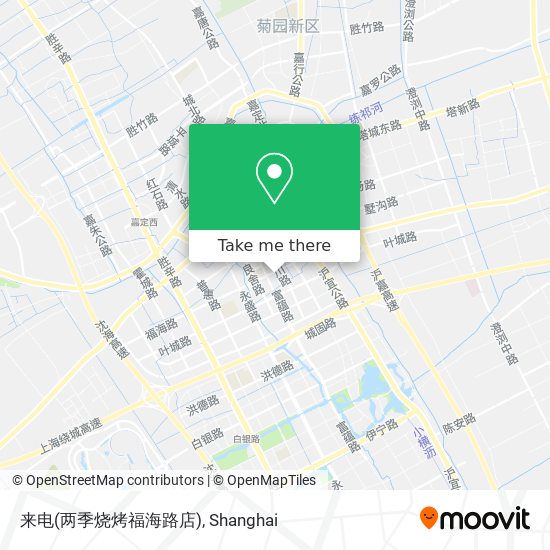 来电(两季烧烤福海路店) map