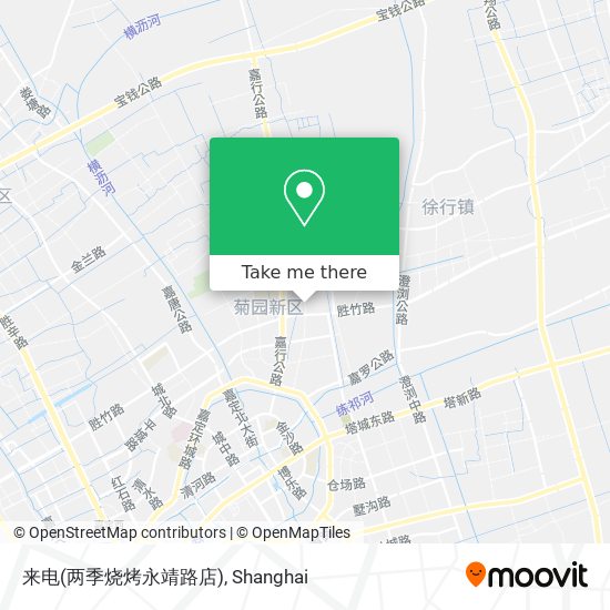 来电(两季烧烤永靖路店) map